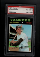 1971 Topps #419 Ron Hansen PSA 8 NM-MT NEW YORK YANKEES